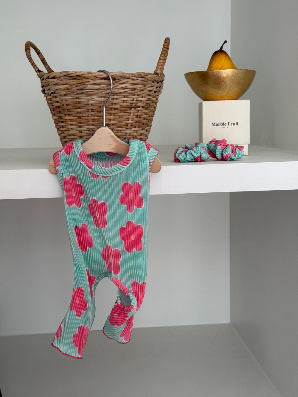 Retro Pleats Onesie