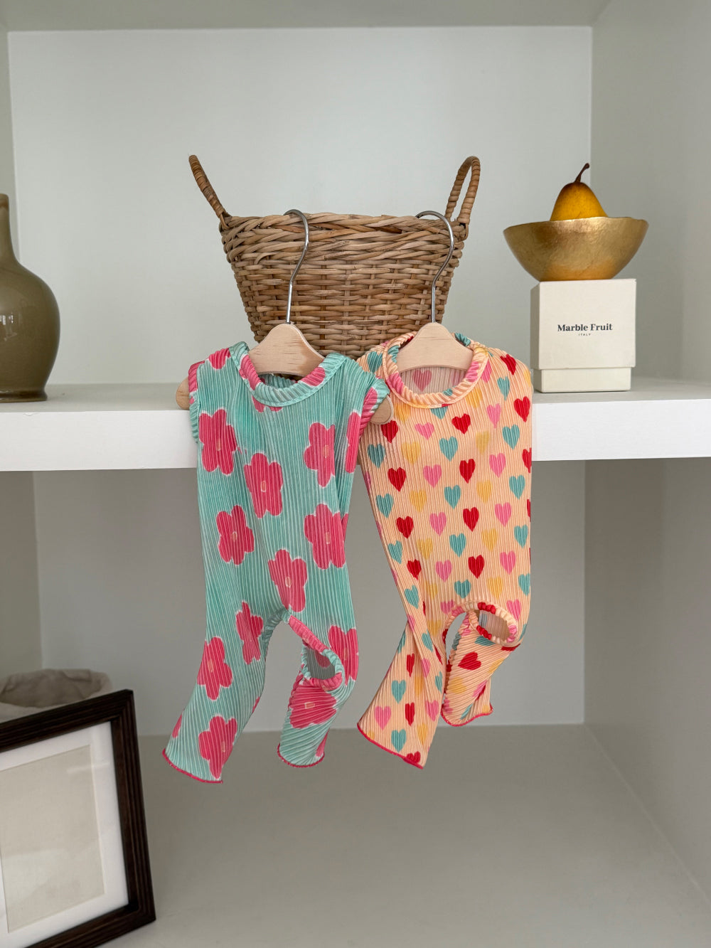 Retro Pleats Onesie
